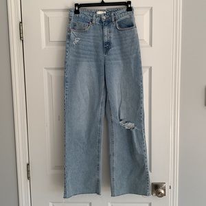 H&M Light Blue High Rise Women Jeans